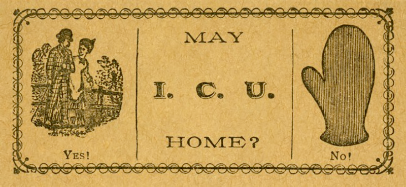 Illustration for article titled Young People Used These Absurd Little Cards to Get Laid in the 19th Century